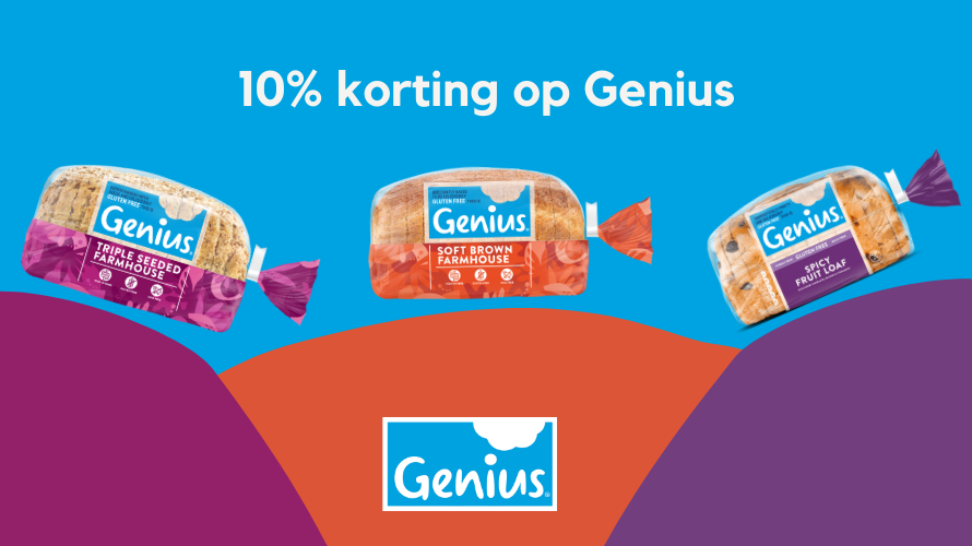 10% korting op Genius