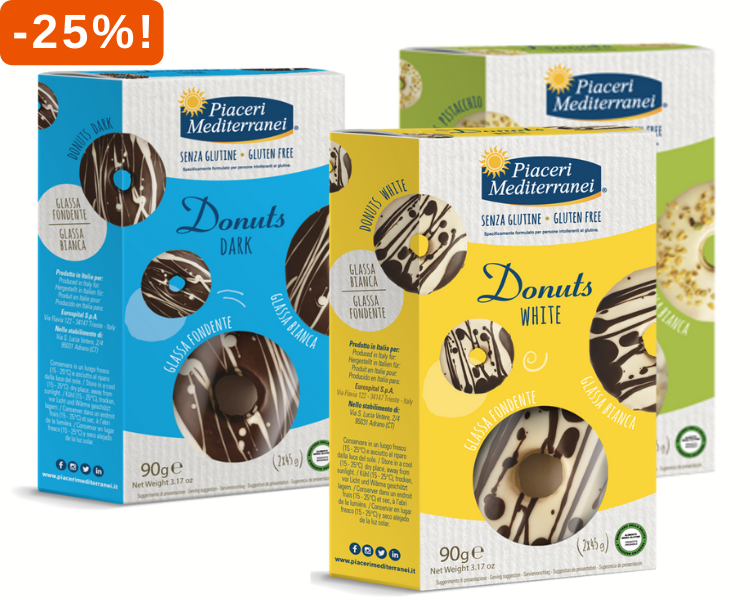 Piaceri Mediterranei Donuts 25% korting