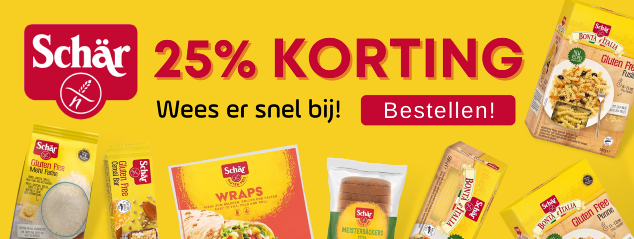 25% Korting op Schär!