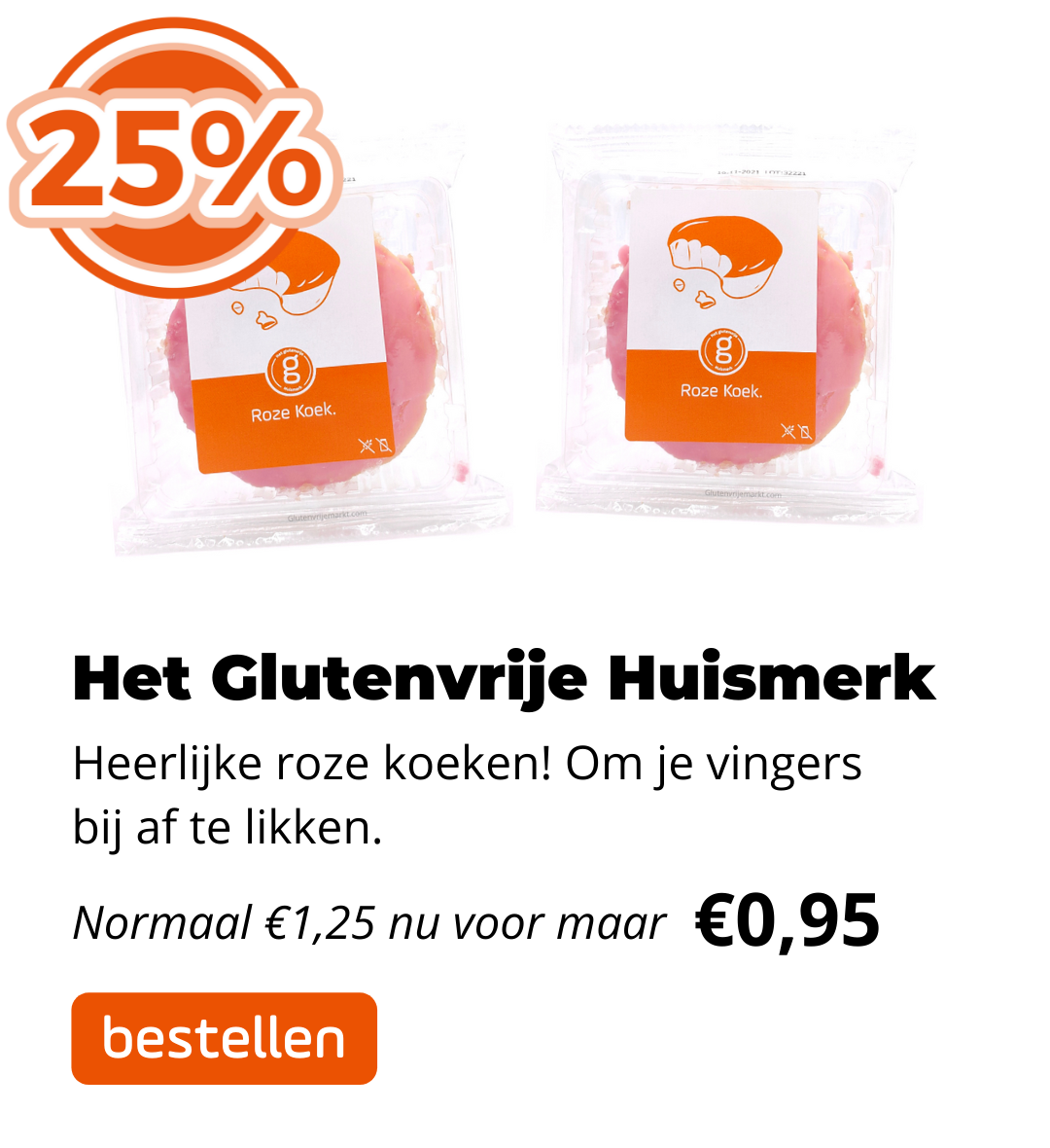 Het Glutenvrije Huismerk 25%