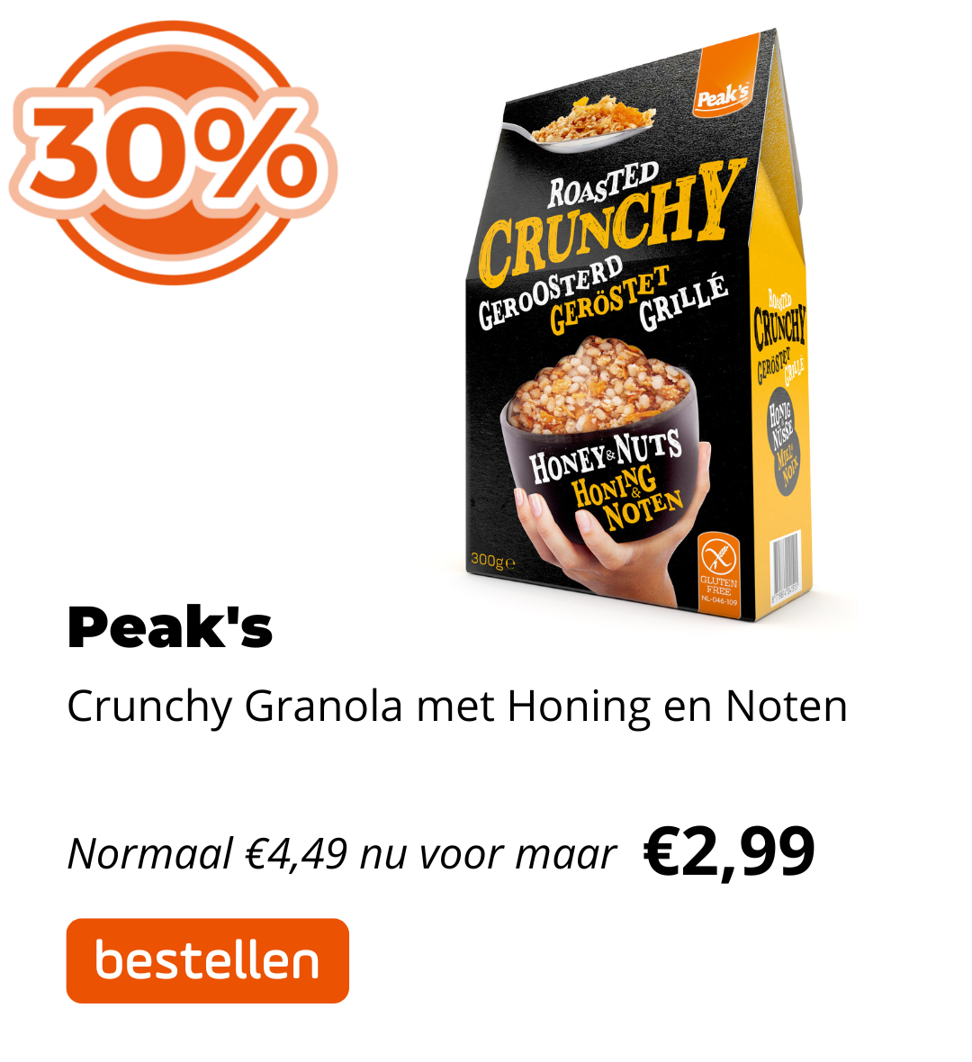Peak's Granola Honing en Noten
