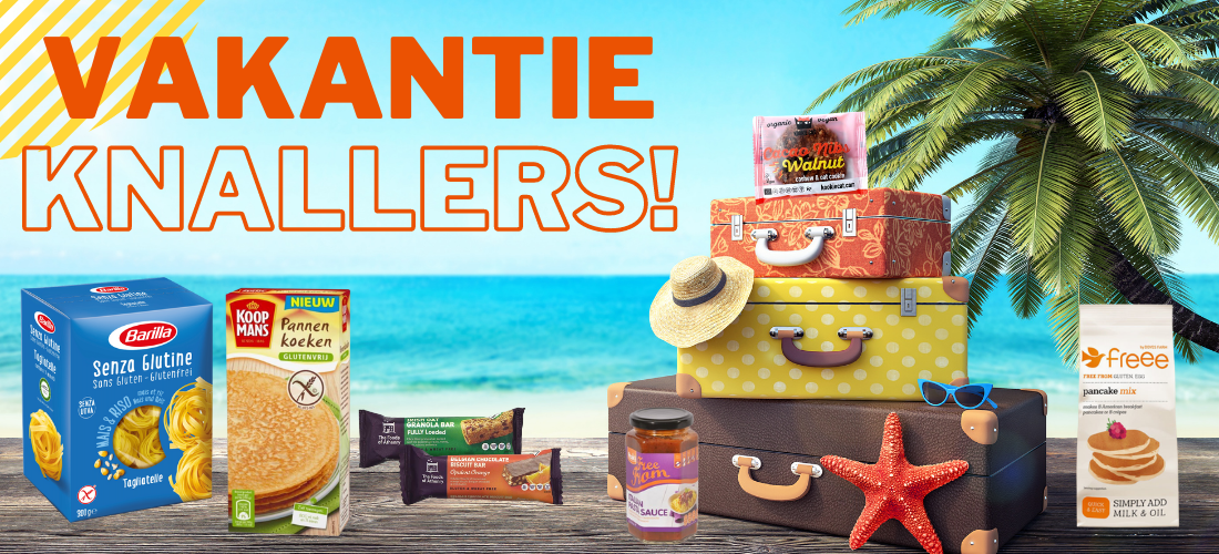 Vakantieknallers van Glutenvrijemarkt.com