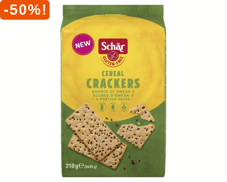 Schar Crackers 50% korting