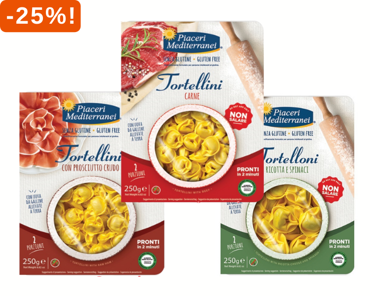 Piaceri Mediterranei 25% korting