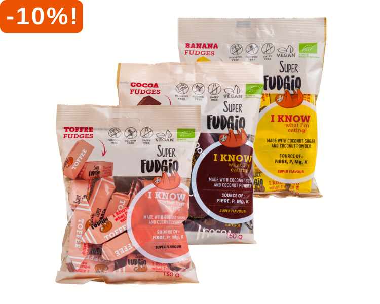 Super Fudgio Fudges 10% Korting!