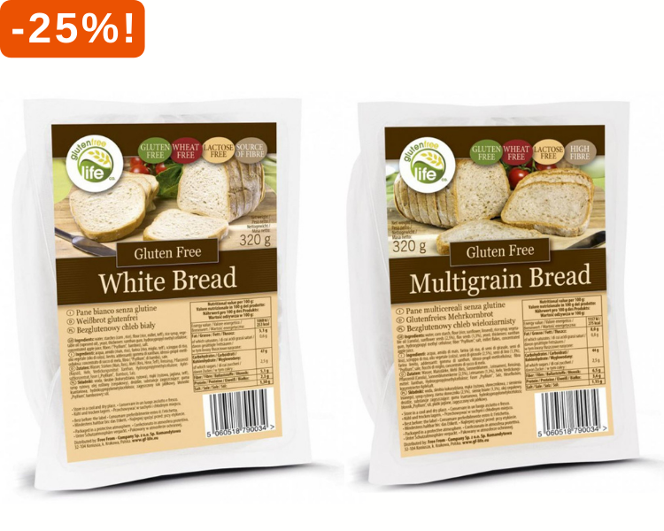 25% korting op Gluten Free Life