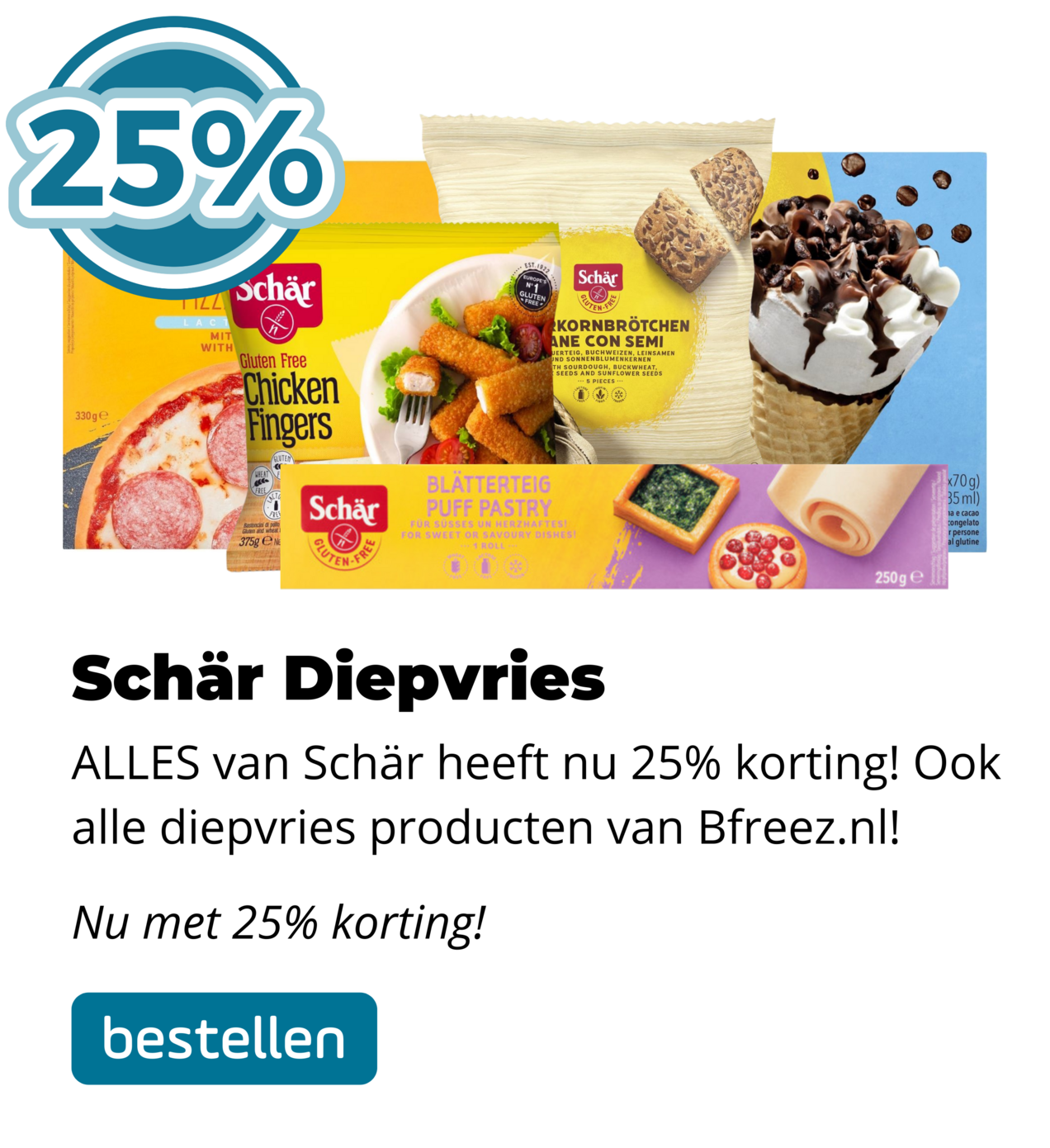 Schär diepvries 25%
