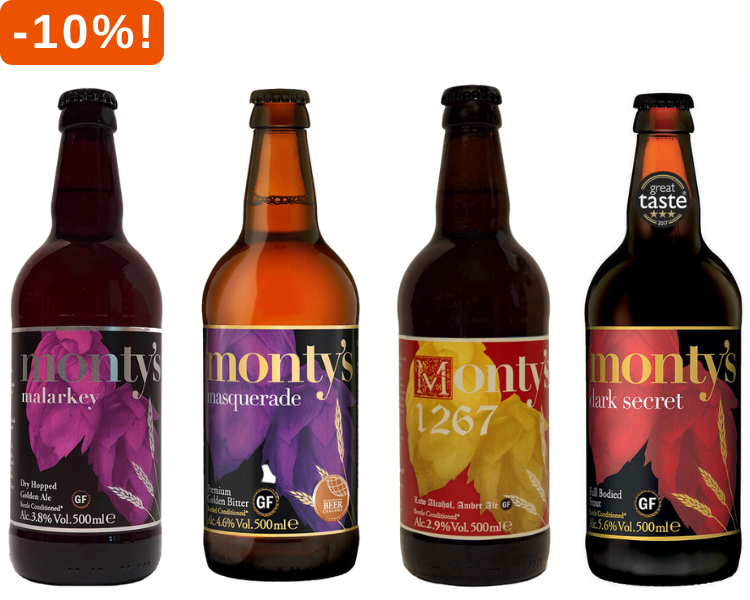 NIEUW Monty's. Nu 10% korting!