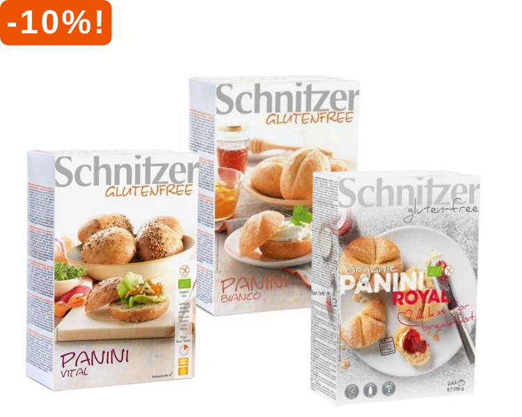 10% korting op Schnitzer panini's