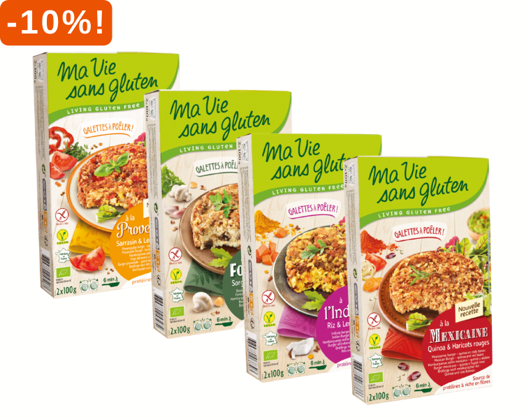 10% korting op Burgers van Ma Vie Sans Gluten