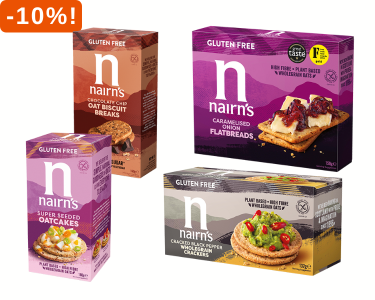 10% korting op Nairn's