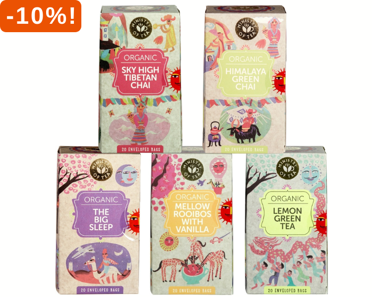 Ministry of Tea 10% korting