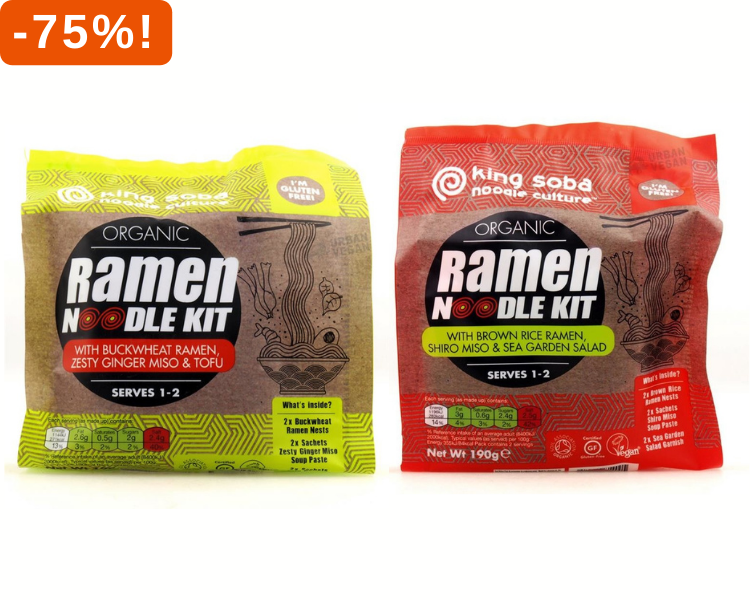 King Soba Ramen Noodle Kit 75% korting