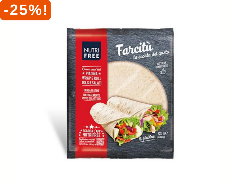 Nutrifree naturel wraps 25% Korting!