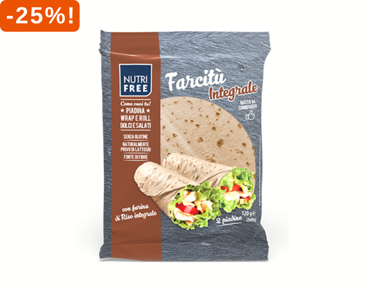 Nutrifree volkoren wraps 25% korting!