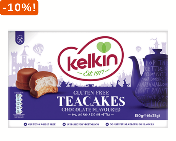 10% korting op Teacakes van Kelkin