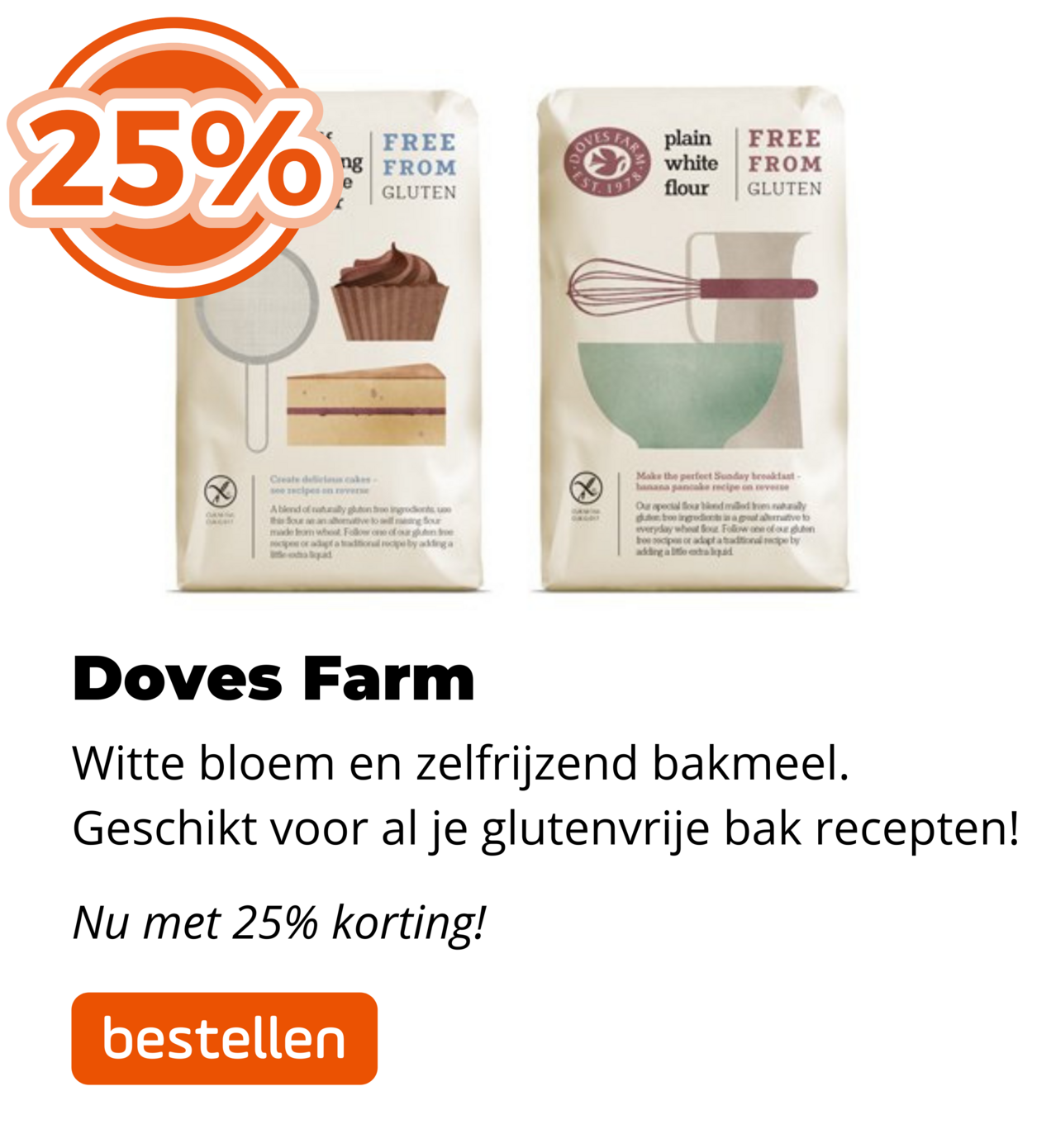 Doves Farm 25%!