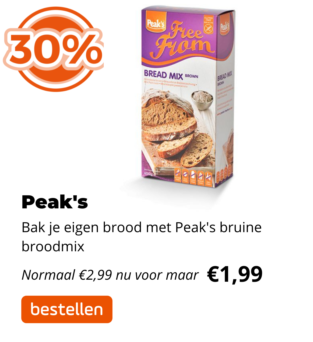 Broodmix bruin