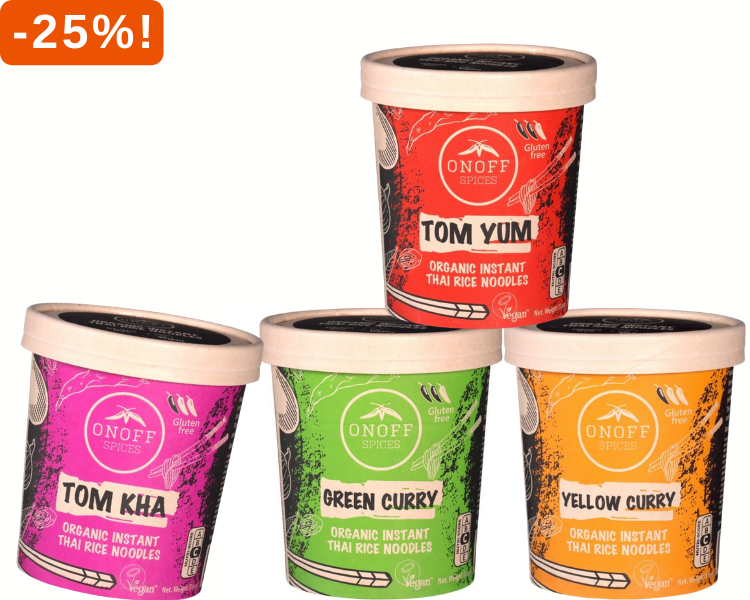 Onoff Instant Noodles 25% korting