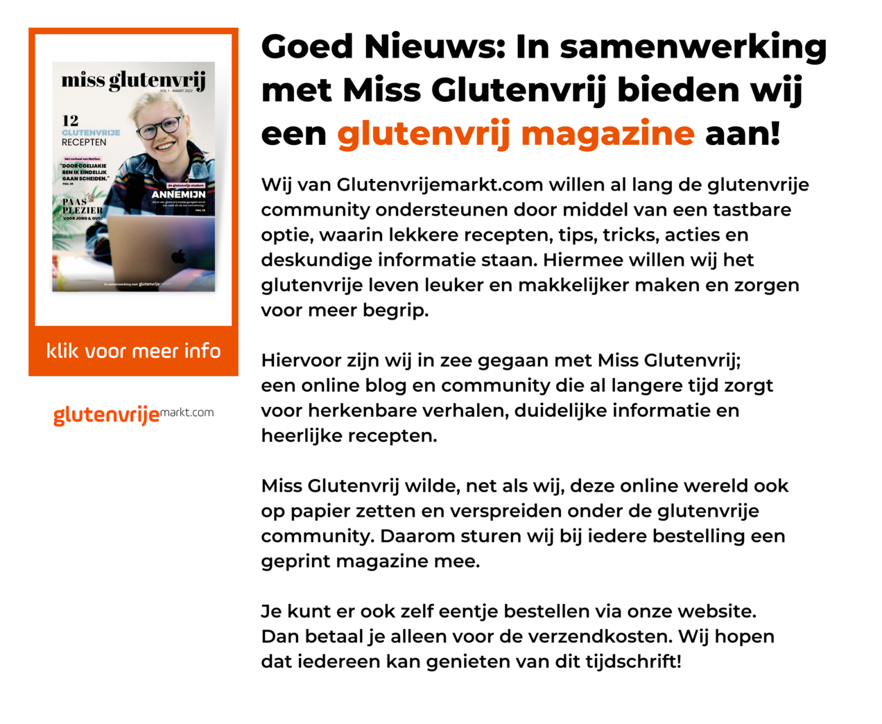 Miss Glutenvrij Magazine