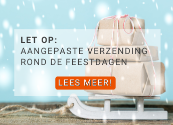 Let op: Aangepaste verzending rond de feestdagen in december 2020!