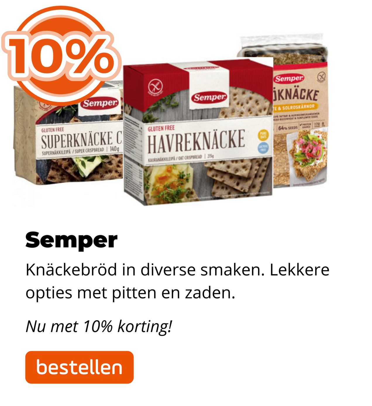 Semper 10% korting