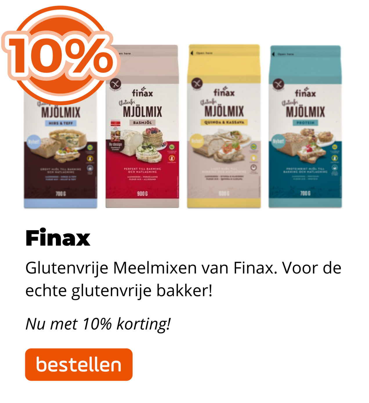 Finax 10% korting