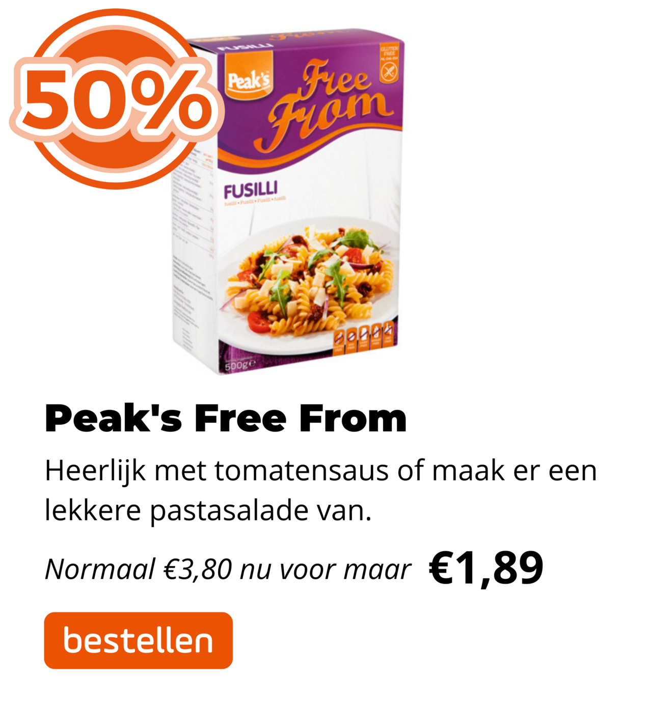 Peak's Free From 50%!