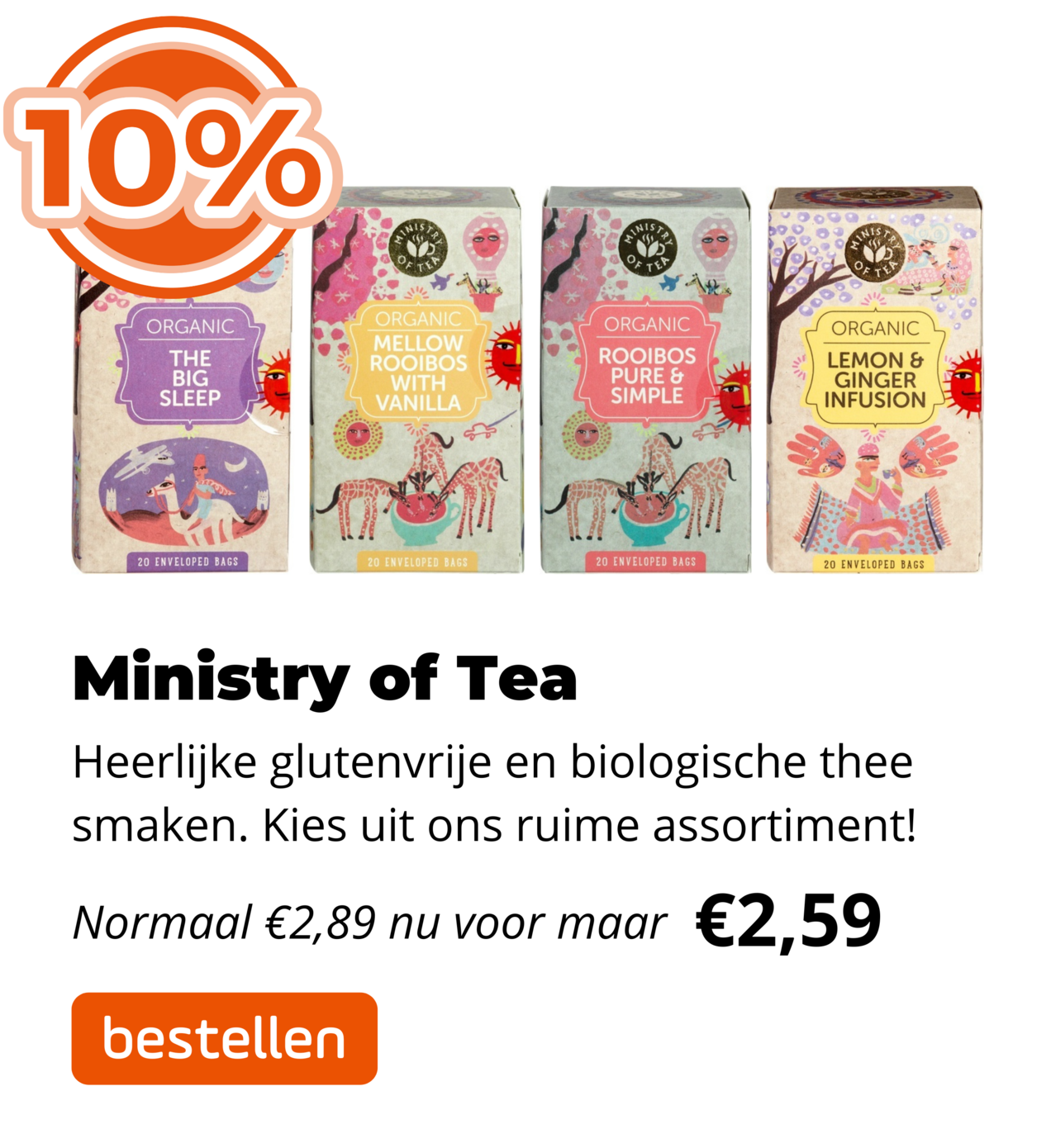 Ministry of Tea 10%
