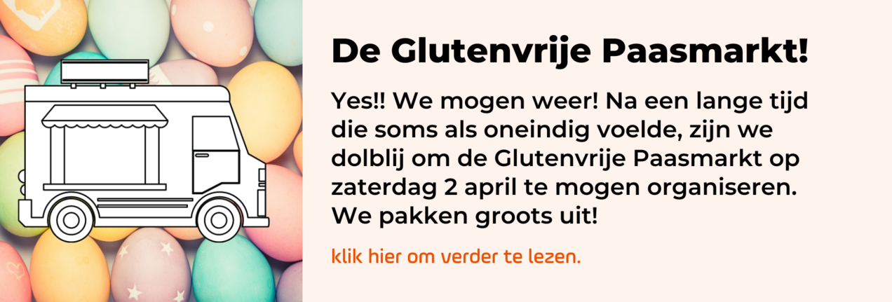 De Glutenvrije Paasmarkt! Zaterdag 2 april.