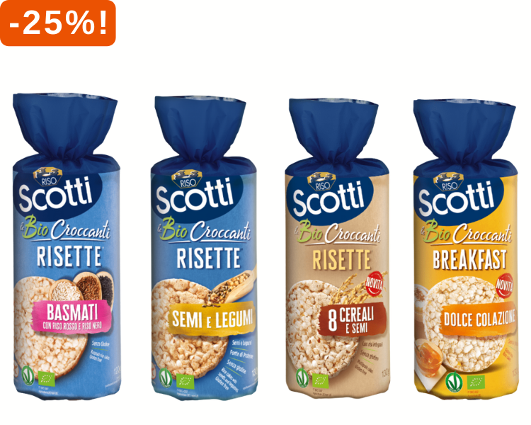 Riso Scotti Rijstwafels 25% korting