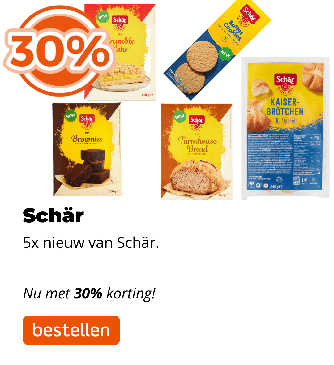 Schar 30% korting