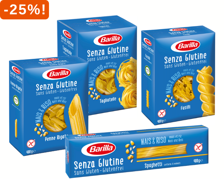 25% korting op Barilla