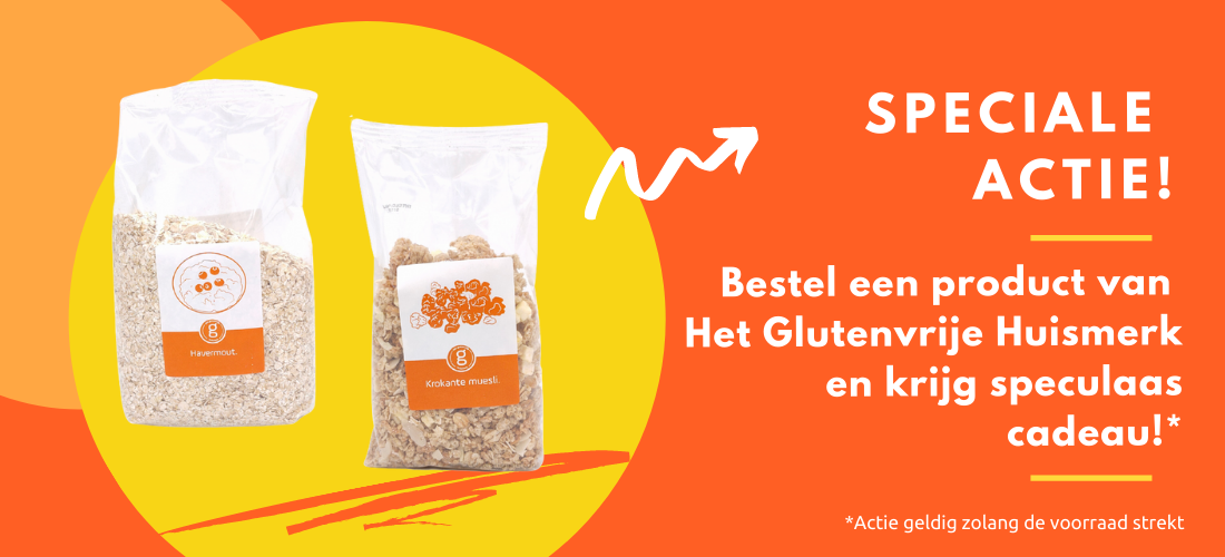 Bestel een product van Het Glutenvrije Huismerk en krijg speculaas cadeau!