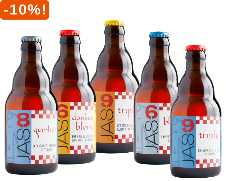 JAS Bier nu 10% korting