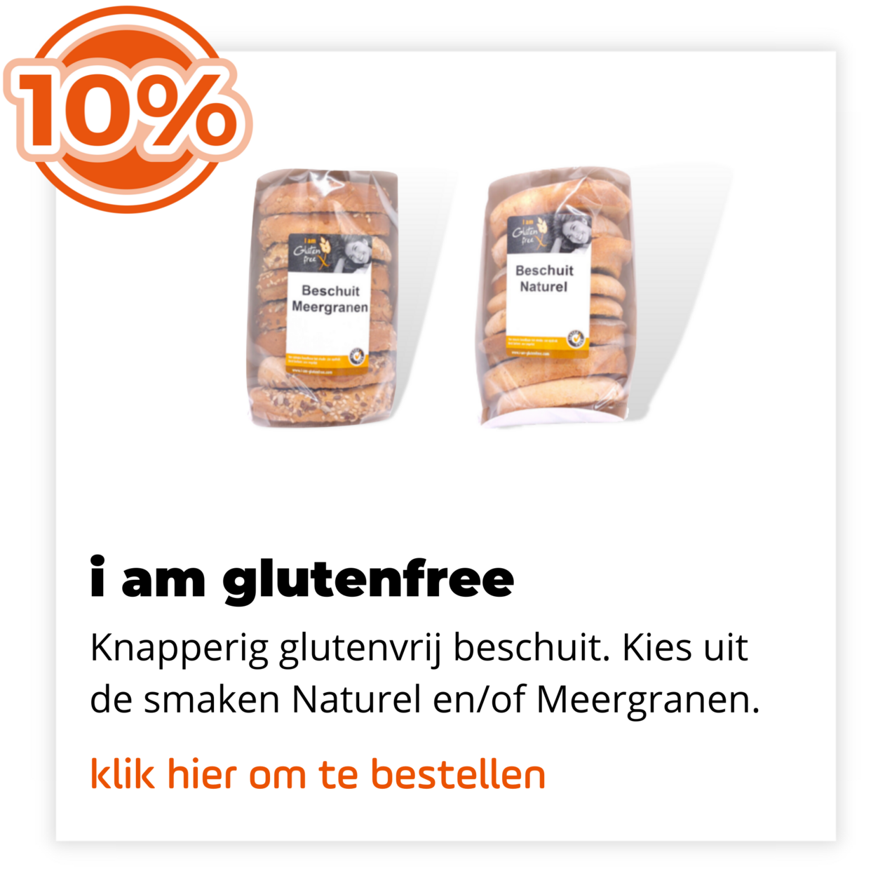 i am glutenfree 10%