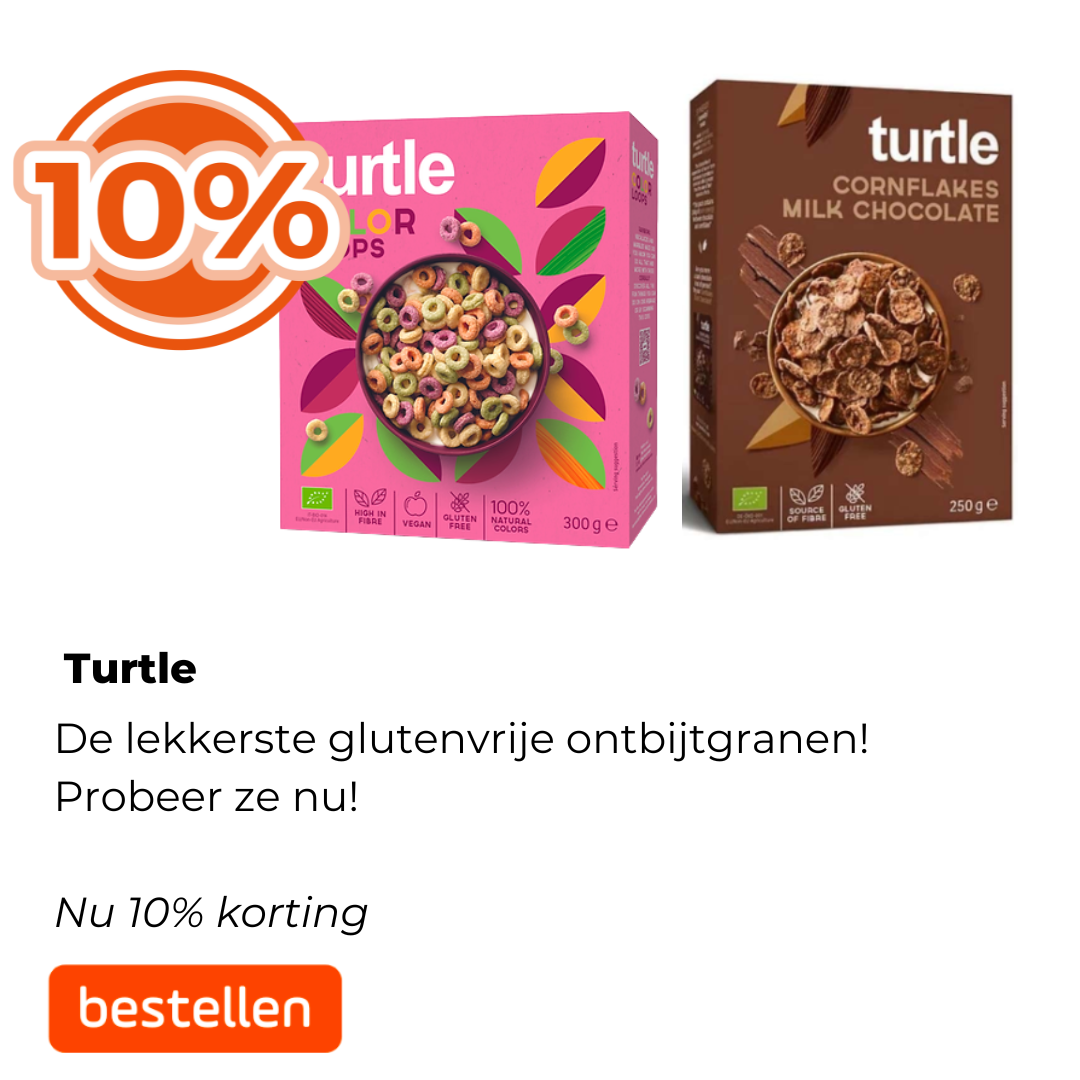 Turtle ontbijtgranen 10%