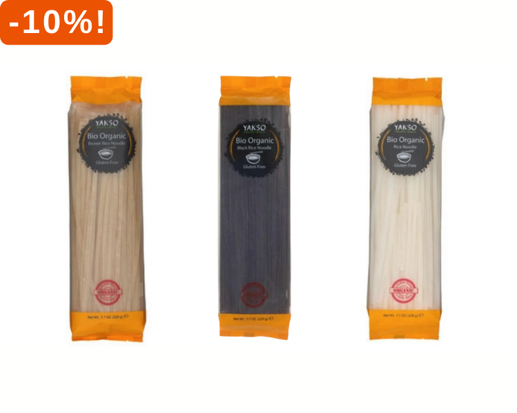 Yakso Mie en Noodles 10% korting!