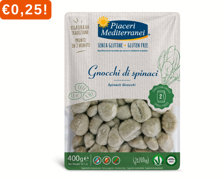 Piaceri Mediterranei Gnocchi 95% korting